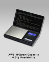 AWS 100 gram Botanical Scale - 0.01 gram Readability