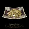 japanese sencha kyoto cherry rose green tea loose leaf