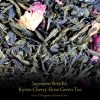 japanese sencha kyoto cherry rose green tea loose leaf