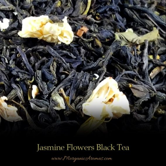 Jasmine Black Tea with Flowers - Image 2