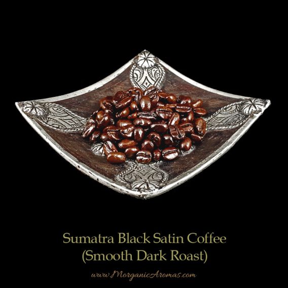 sumatra black satin coffee smooth dark roast beans