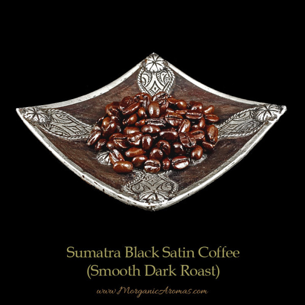 sumatra black satin coffee smooth dark roast beans