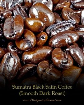 sumatra black satin coffee smooth dark roast beans