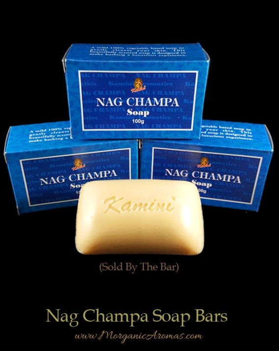 Nag Champa Incense Fragrance Natural Soap Bars, Kamini