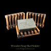 Wooden Soap Bar Dish, Herbal, Natural Soap Bars