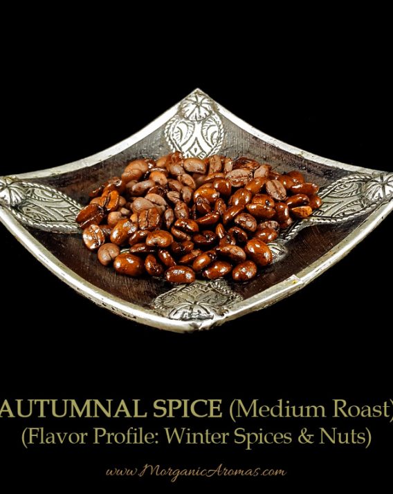 Autumnal Spice, Winter & Fall Flavors, Medium French Roast, Flavored Coffee