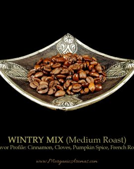 Wintry Mix Blend, Medium Roast, Cinnamon, Cloves, Pumpkin Spice, Flavored Coffee