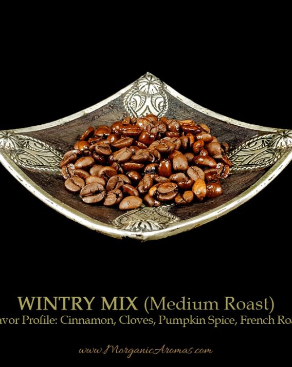 Wintry Mix Blend, Medium Roast, Cinnamon, Cloves, Pumpkin Spice, Flavored Coffee