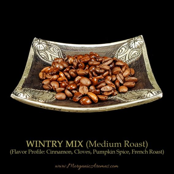 Wintry Mix Blend, Medium Roast, Cinnamon, Cloves, Pumpkin Spice, Flavored Coffee