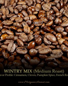 Wintry Mix Blend, Medium Roast, Cinnamon, Cloves, Pumpkin Spice, Flavored Coffee